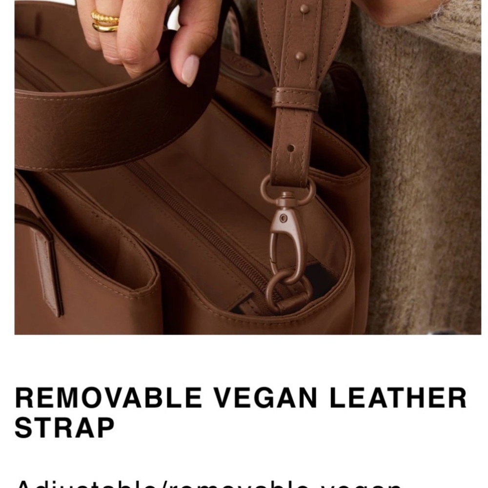 BÉIS Commuter Tote with Adjustable Crossbody Strap - Picture 9 of 13